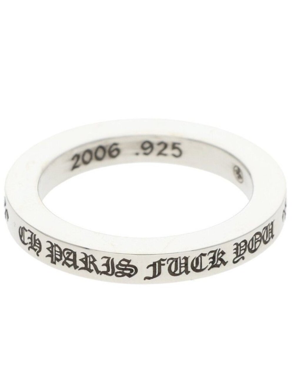Chrome Hearts Spacer Limited Edition Silver Ring